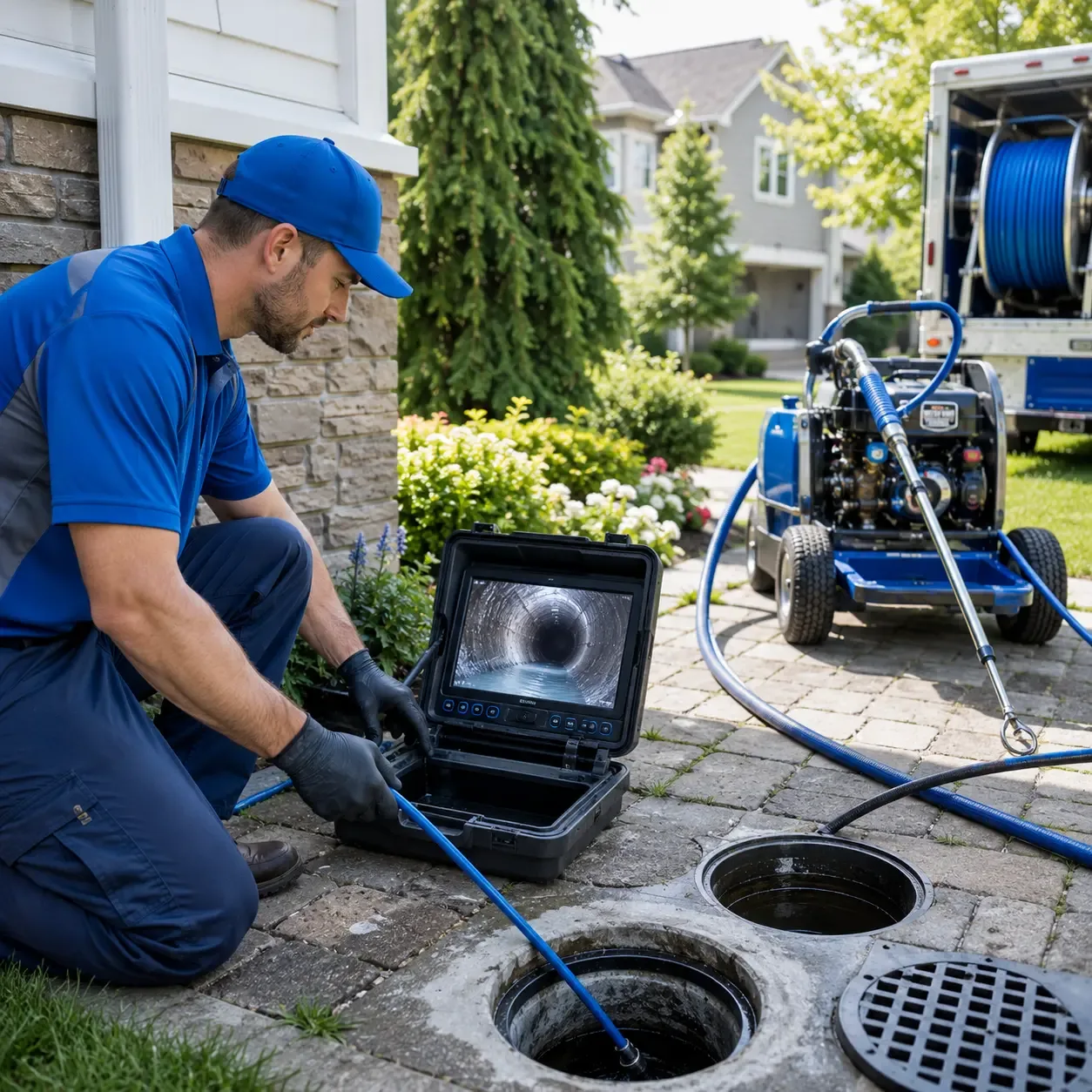 Outdoor drain cleaning professionals serving Clyman, WI